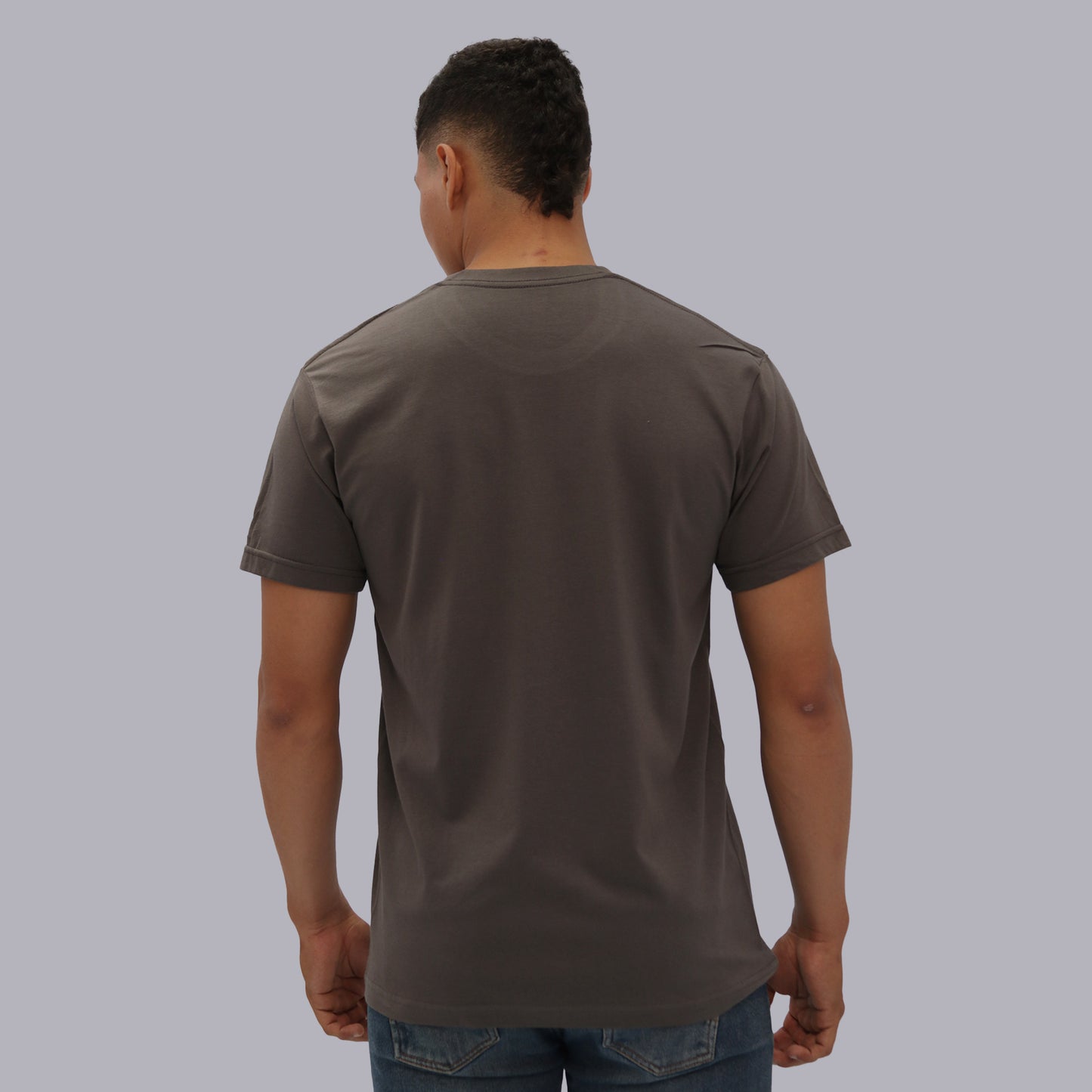CAMISETA BASICA PREMIUM / GRIS OSCURO