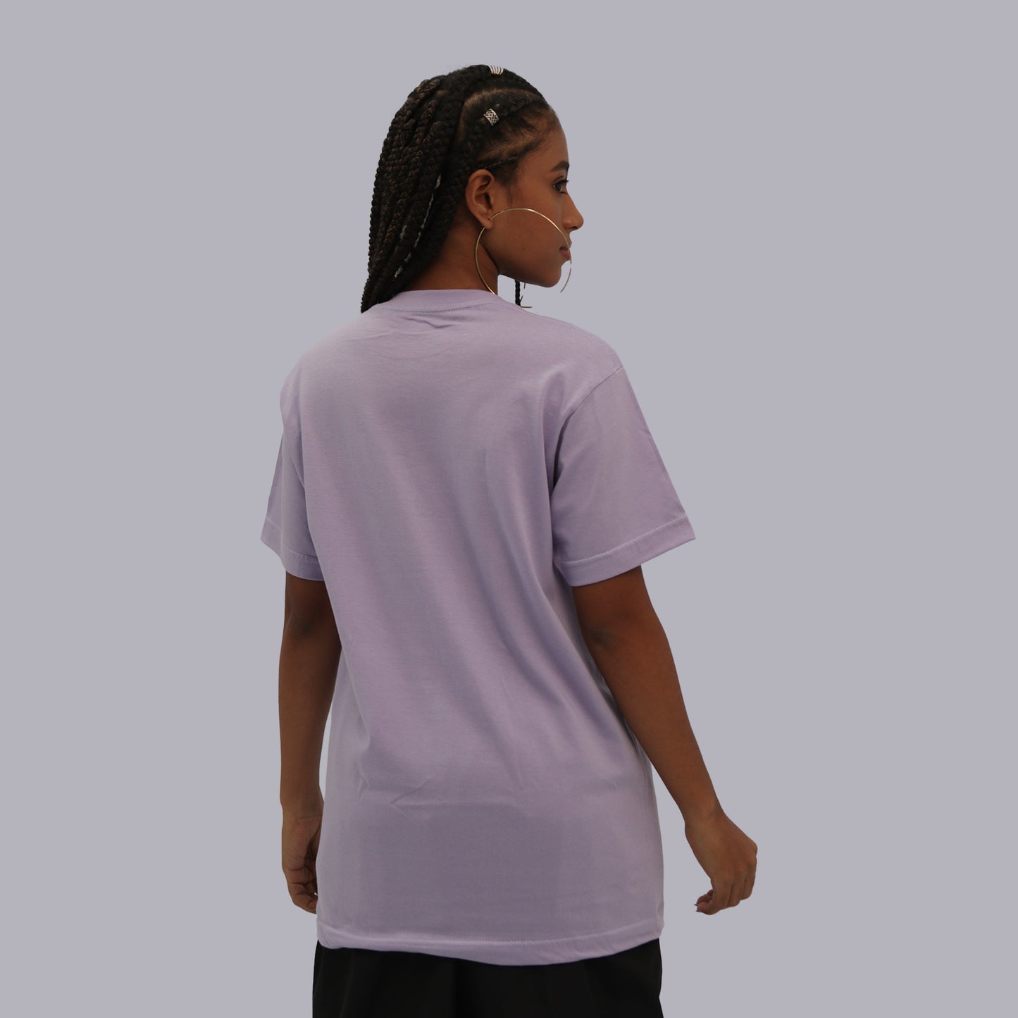CAMISETA BASICA PREMIUM / VIOLETA PASTEL