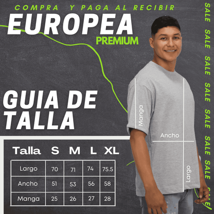 PACK 3 EUROPEA PREMIUM  100% ALGODON