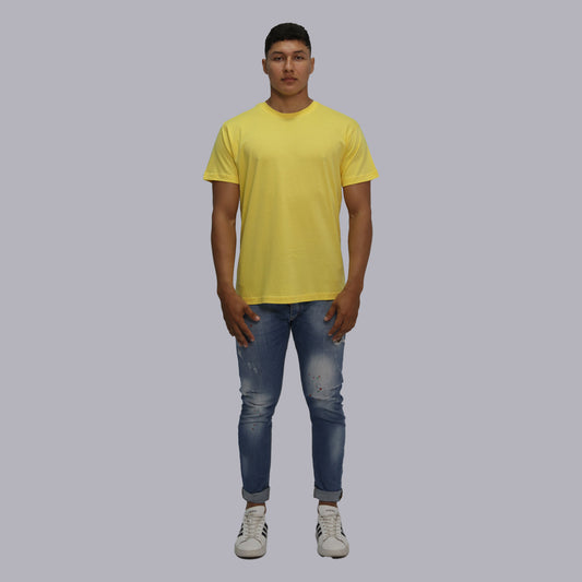 CAMISETA BASICA PREMIUM / AMARILLO CLARO