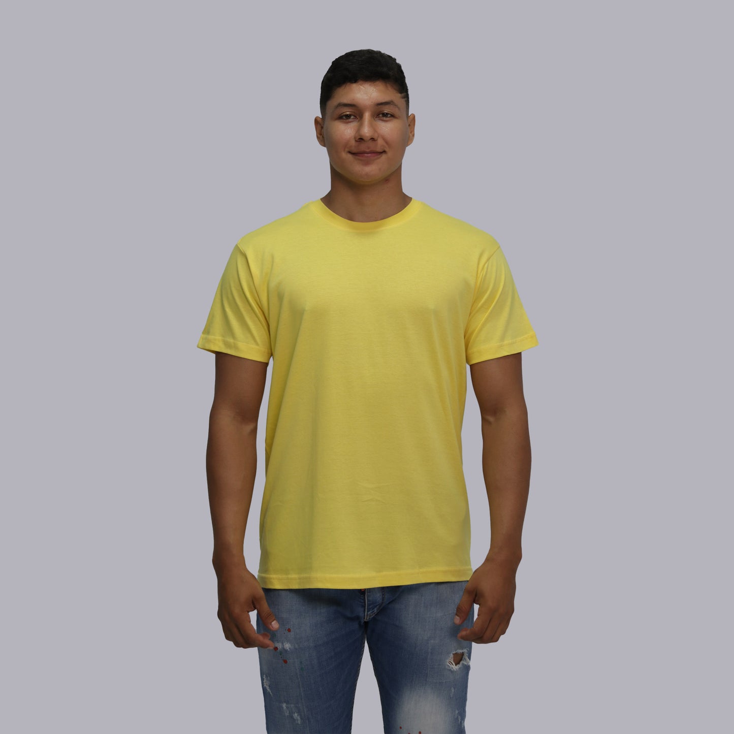CAMISETA BASICA PREMIUM / AMARILLO CLARO