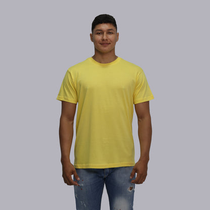 CAMISETA BASICA PREMIUM / AMARILLO CLARO