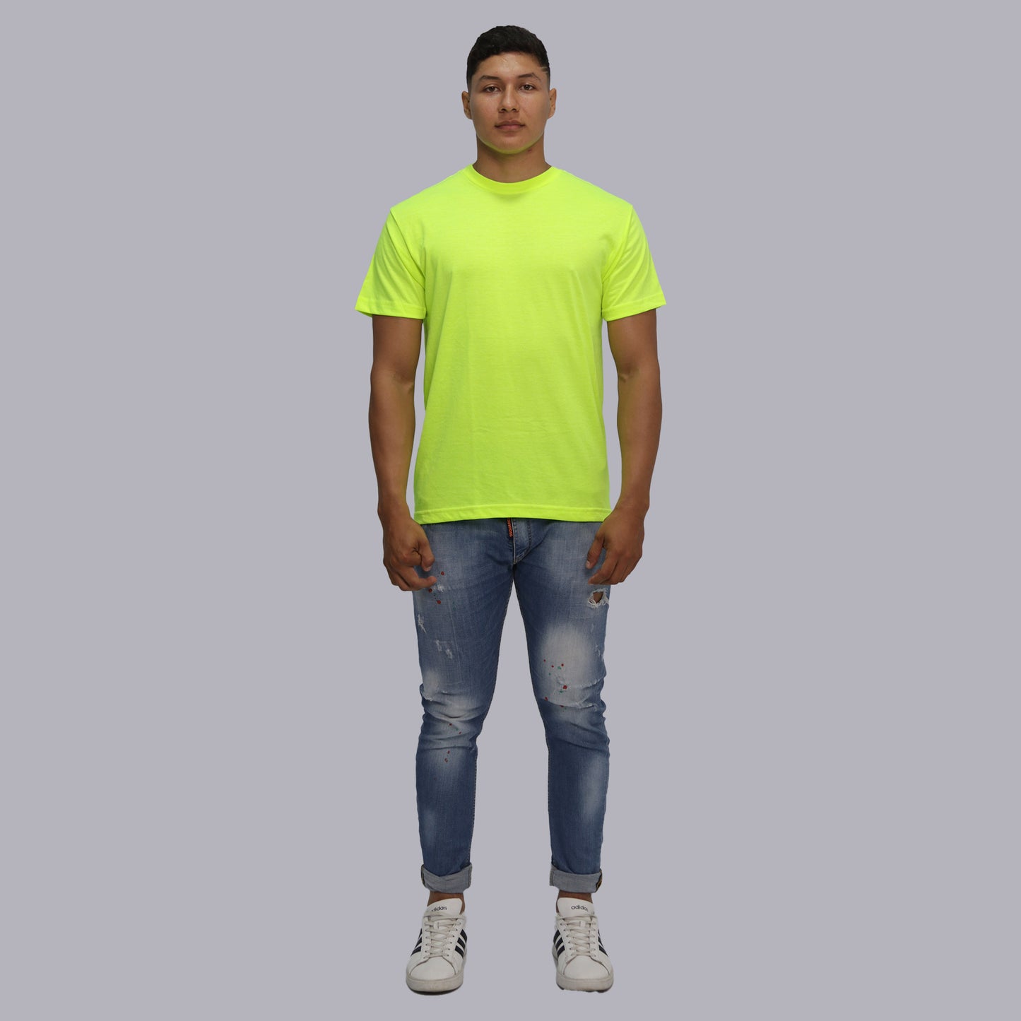 CAMISETA BASICA PREMIUM / AMARILLO NEON