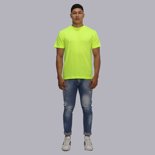 CAMISETA BASICA PREMIUM / AMARILLO NEON