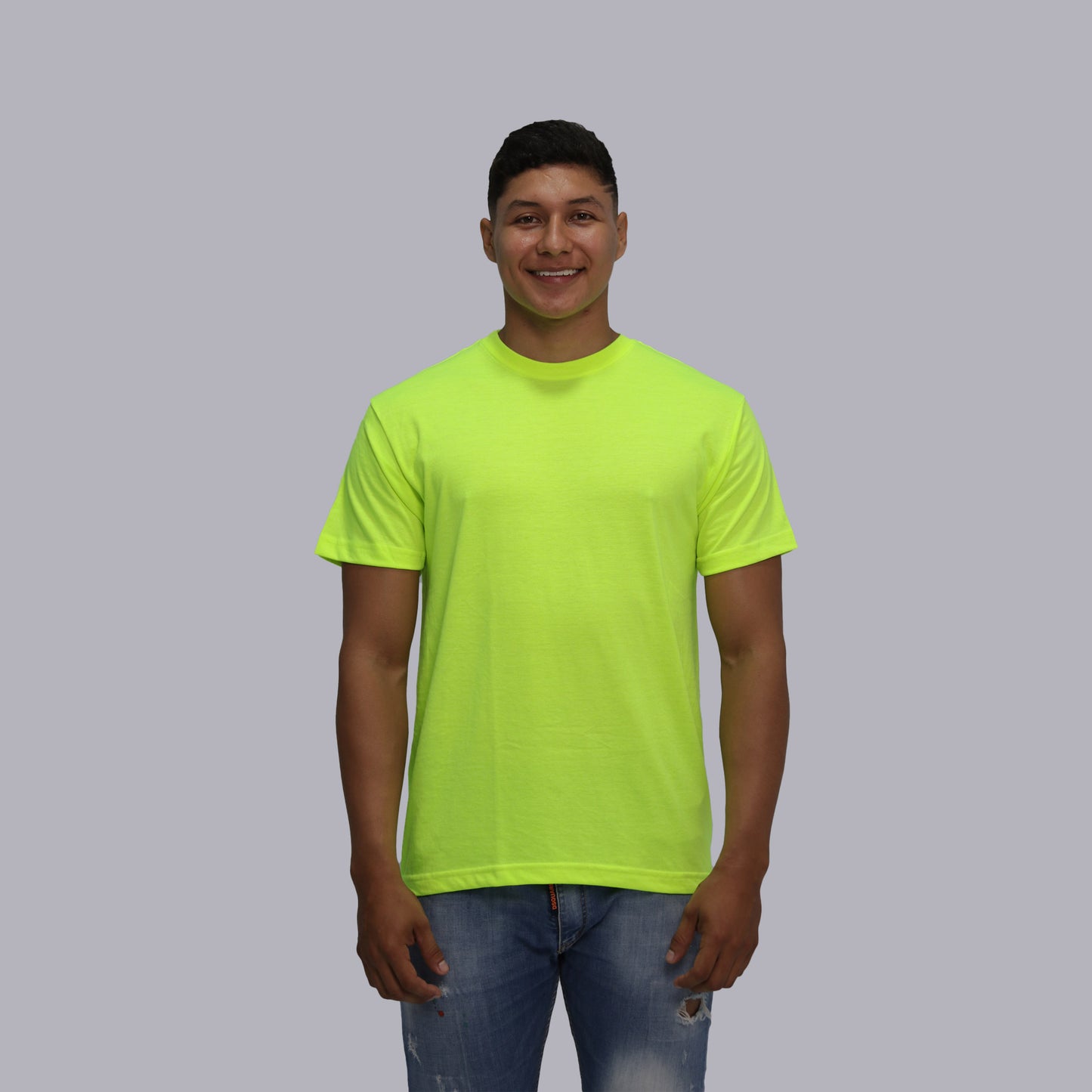 CAMISETA BASICA PREMIUM / AMARILLO NEON