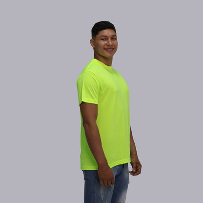 CAMISETA BASICA PREMIUM / AMARILLO NEON
