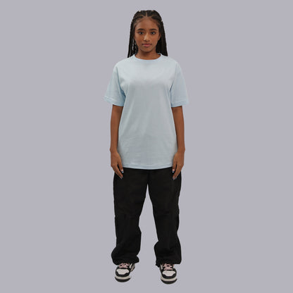 CAMISETA BASICA PREMIUM / AZUL MEDIO