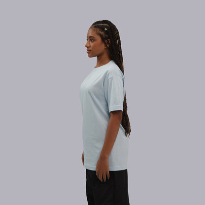 CAMISETA BASICA PREMIUM / AZUL MEDIO