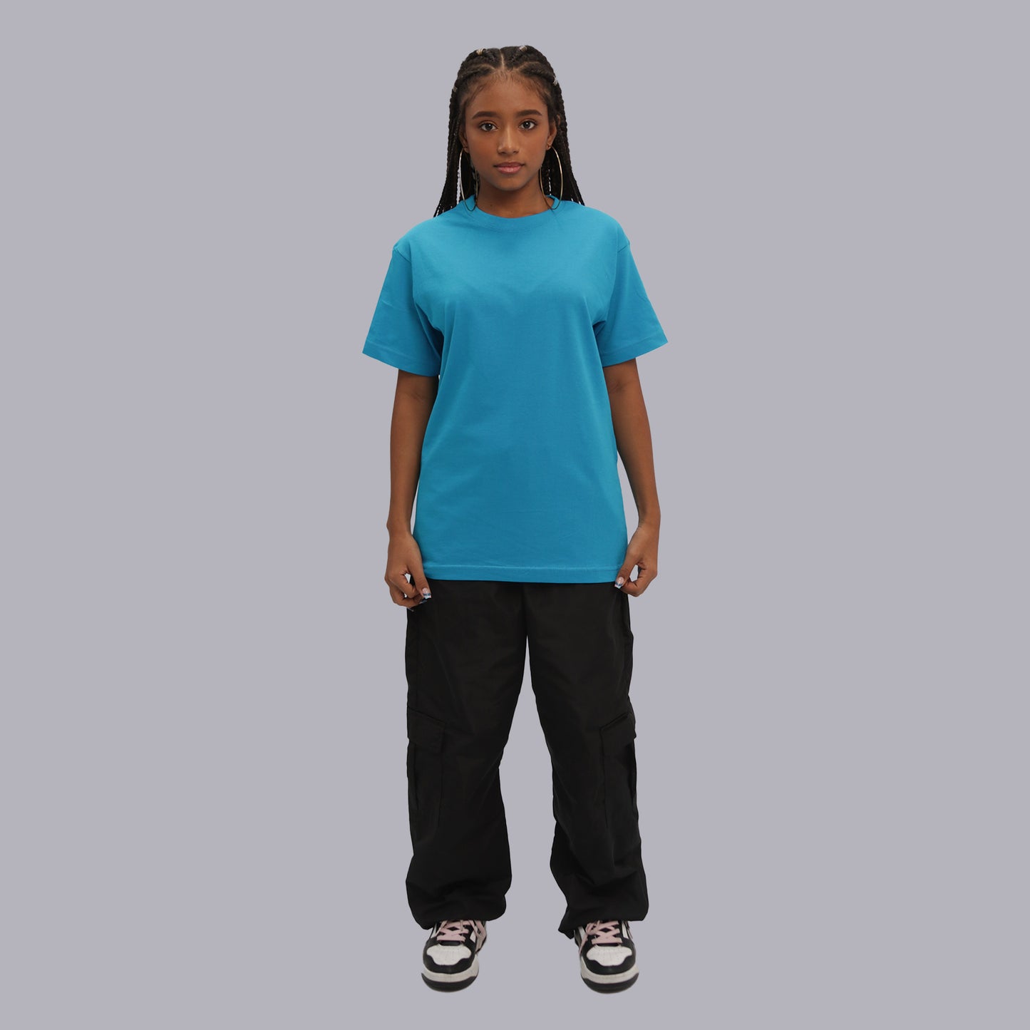 CAMISETA BASICA PREMIUM / TURQUEZA