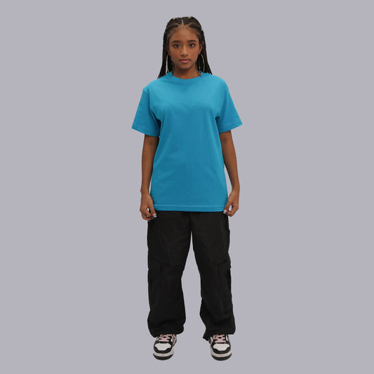 CAMISETA BASICA PREMIUM / TURQUEZA