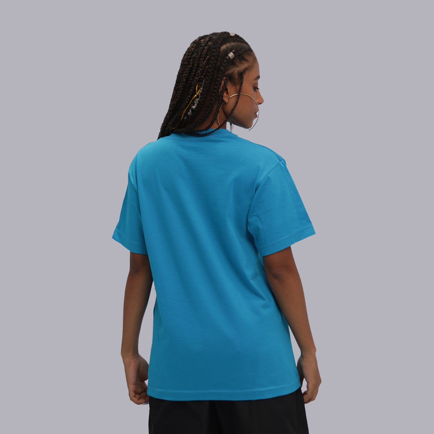 CAMISETA BASICA PREMIUM / TURQUEZA