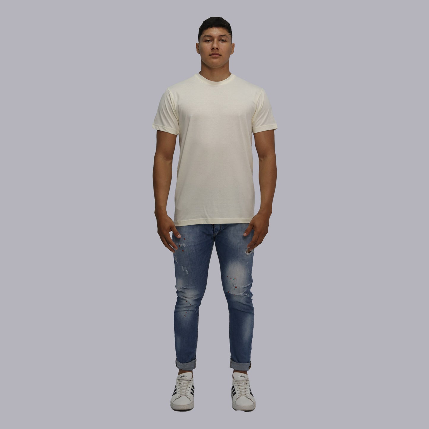 CAMISETA BASICA PREMIUM / BLANCA