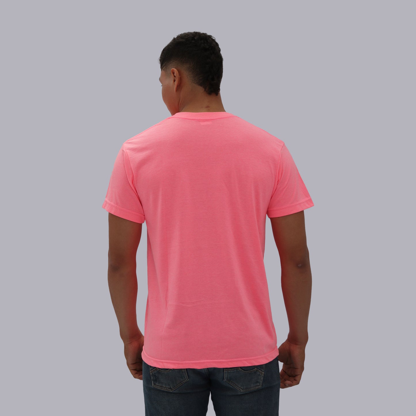 CAMISETA BASICA PREMIUM / ROSA NEON