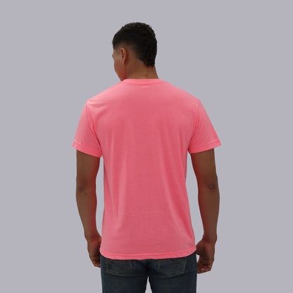 CAMISETA BASICA PREMIUM / ROSA NEON