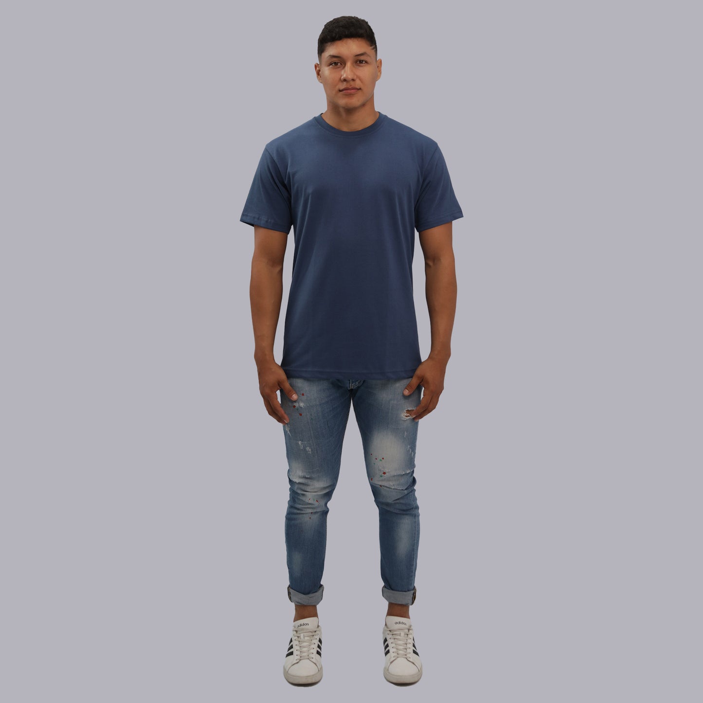 CAMISETA BASICA PREMIUM / COBALTO