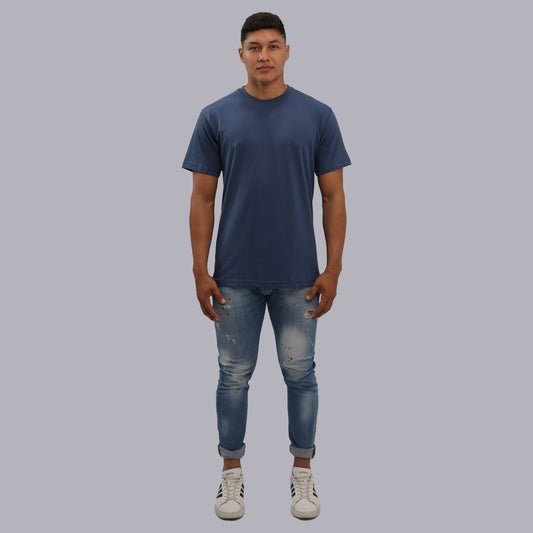 CAMISETA BASICA PREMIUM / COBALTO