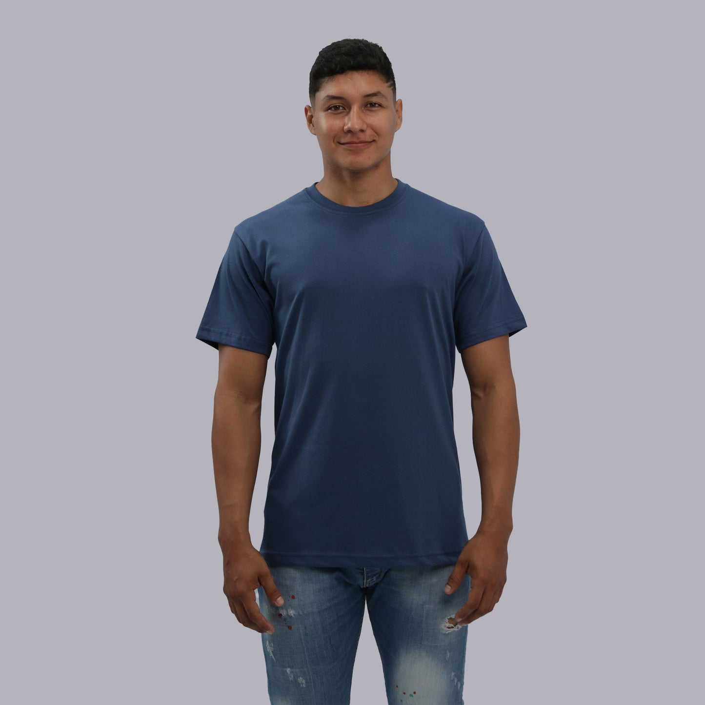CAMISETA BASICA PREMIUM / COBALTO