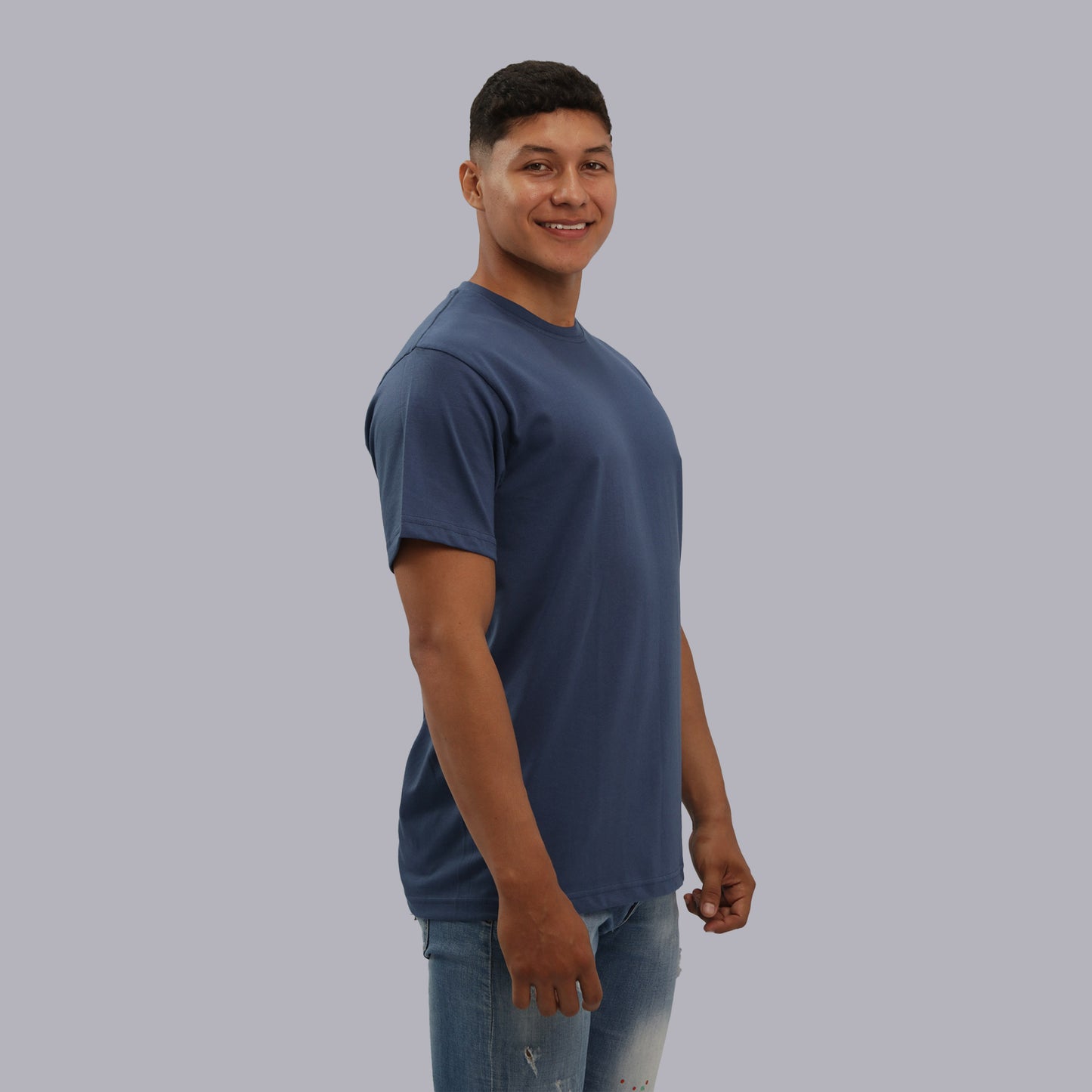 CAMISETA BASICA PREMIUM / COBALTO