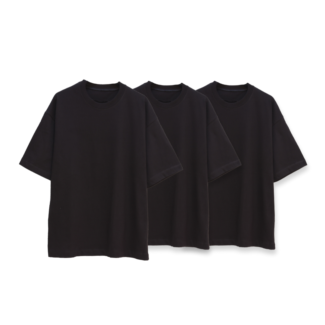 PACKS OVERSIZE PREMIUM  NEGRO + NEGRO + NEGRO