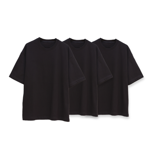 PACKS OVERSIZE PREMIUM  NEGRO + NEGRO + NEGRO