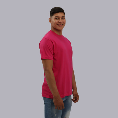 CAMISETA BASICA PREMIUM / FUCSIA