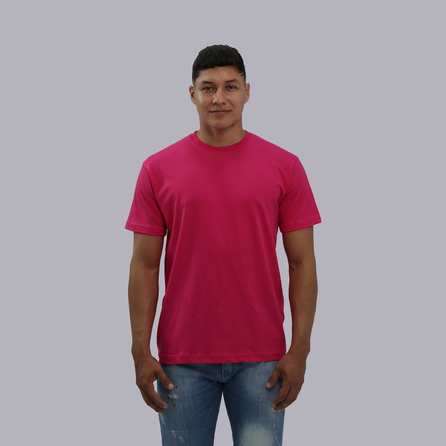 CAMISETA BASICA PREMIUM / FUCSIA