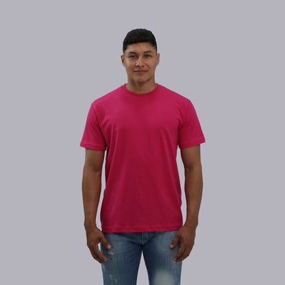 CAMISETA BASICA PREMIUM / FUCSIA