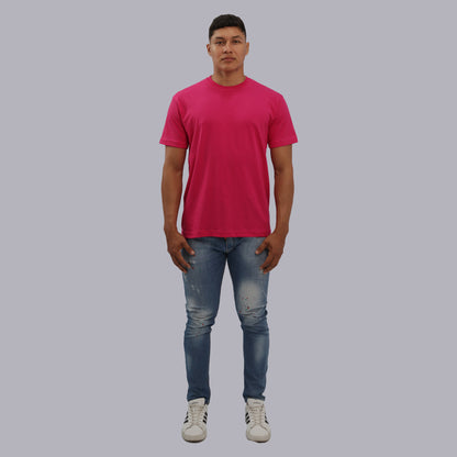 CAMISETA BASICA PREMIUM / FUCSIA