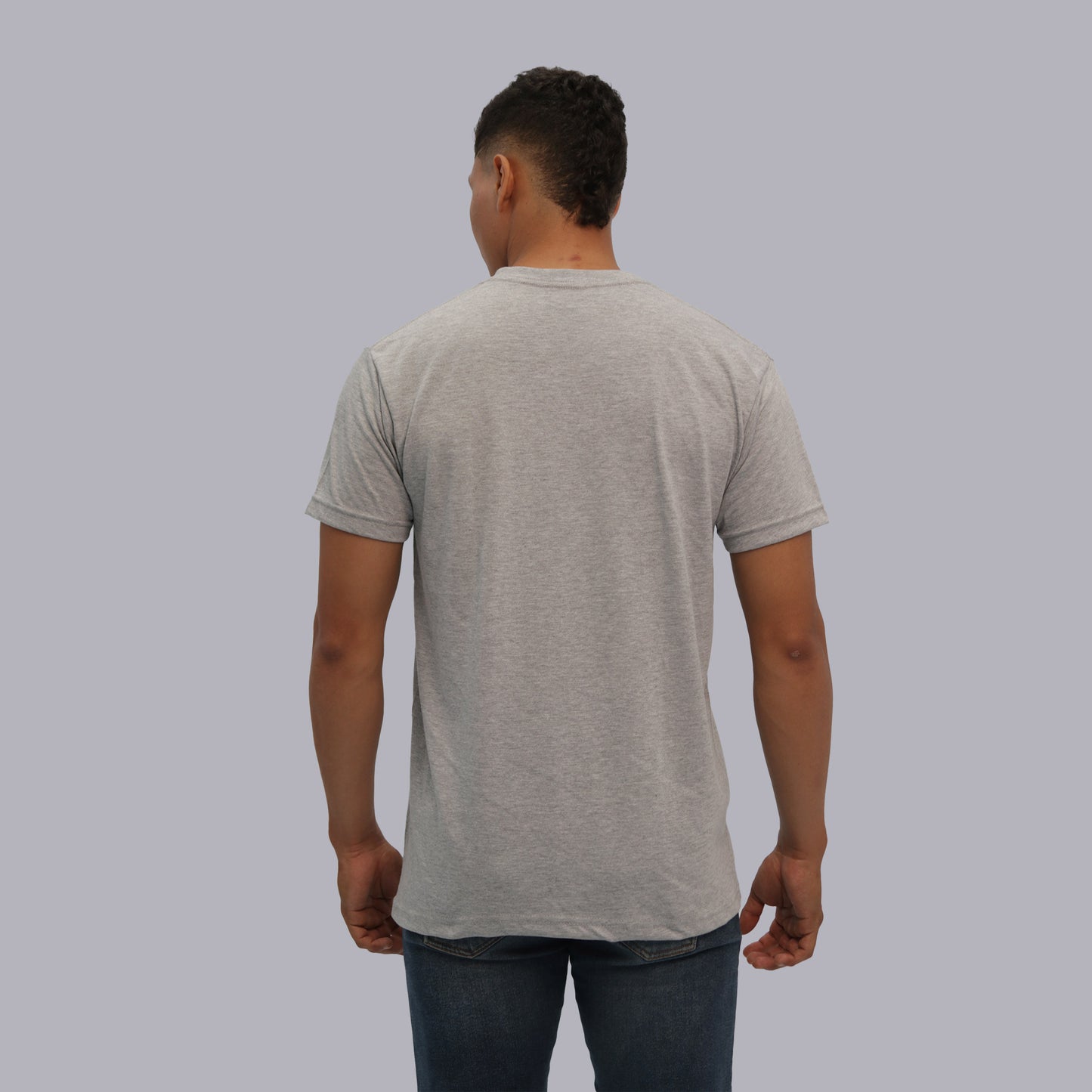 CAMISETA BASICA PREMIUM / GRIS JASPED