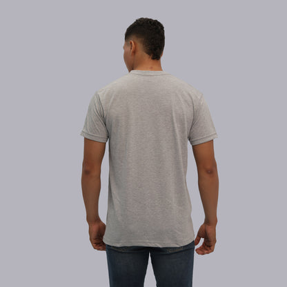 CAMISETA BASICA PREMIUM / GRIS JASPED