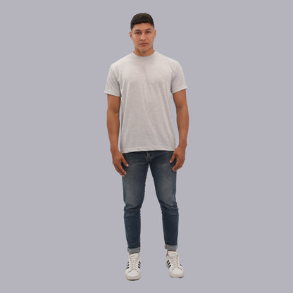 CAMISETA BASICA PREMIUM / JASPED CLARO