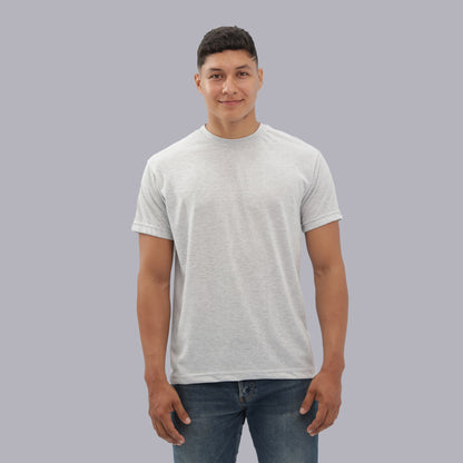 CAMISETA BASICA PREMIUM / JASPED CLARO