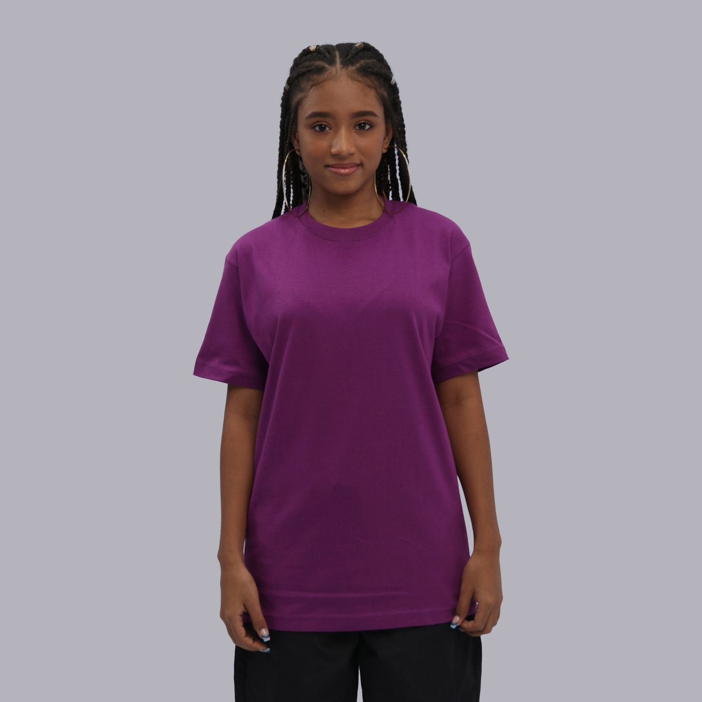 CAMISETA BASICA PREMIUM / MORADO