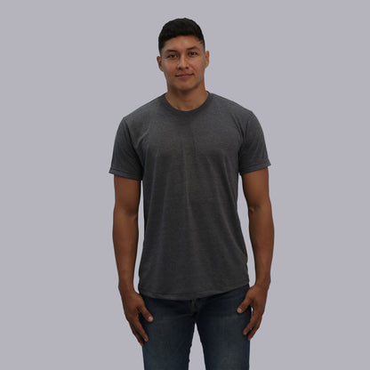 CAMISETA BASICA PREMIUM / NEGRO CROSS