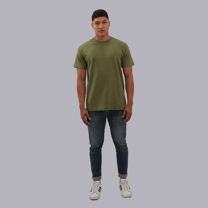 CAMISETA BASICA PREMIUM / OLIVO