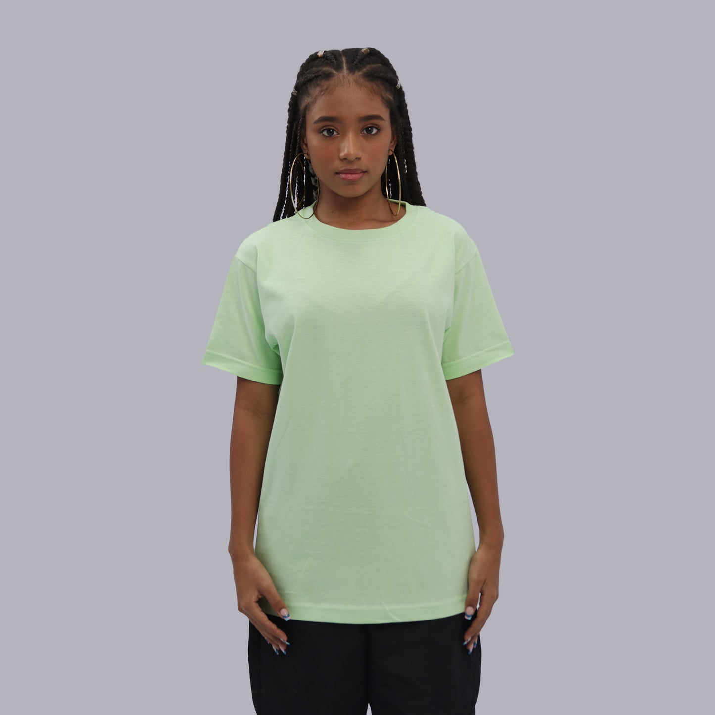 CAMISETA BASICA PREMIUM / VERDE PISTACHO