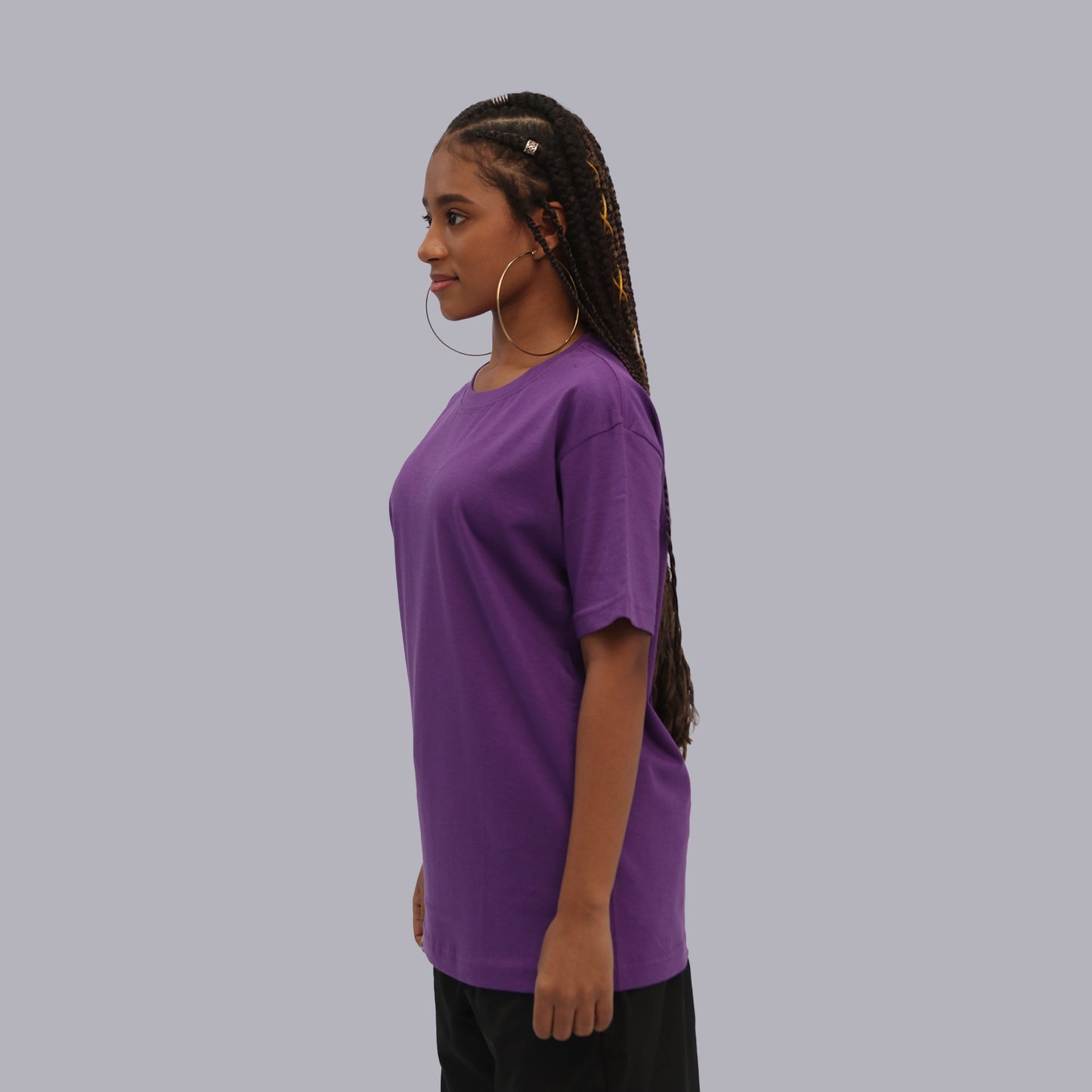 CAMISETA BASICA PREMIUM / PURPURA