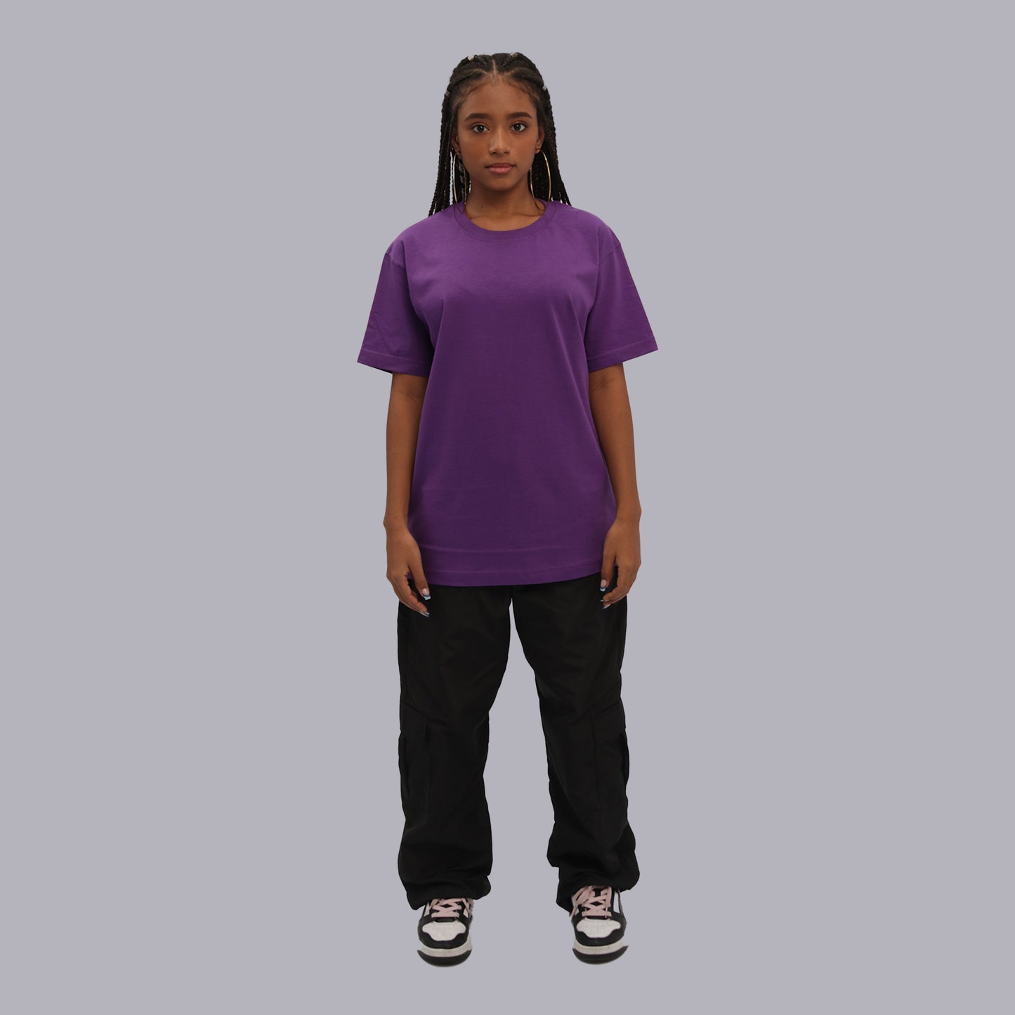 CAMISETA BASICA PREMIUM / PURPURA