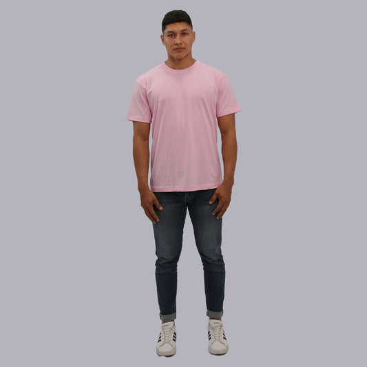 CAMISETA BASICA PREMIUM / ROSA PASTEL