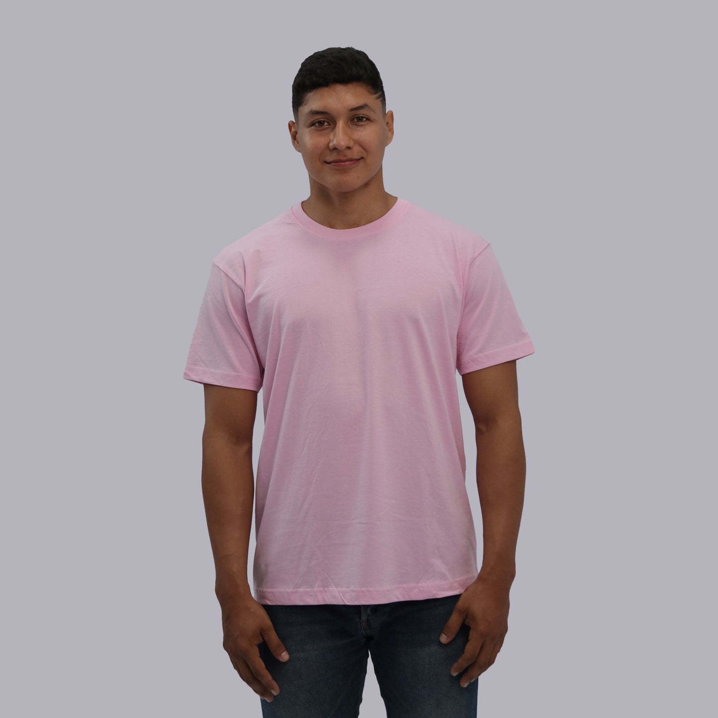CAMISETA BASICA PREMIUM / ROSA PASTEL