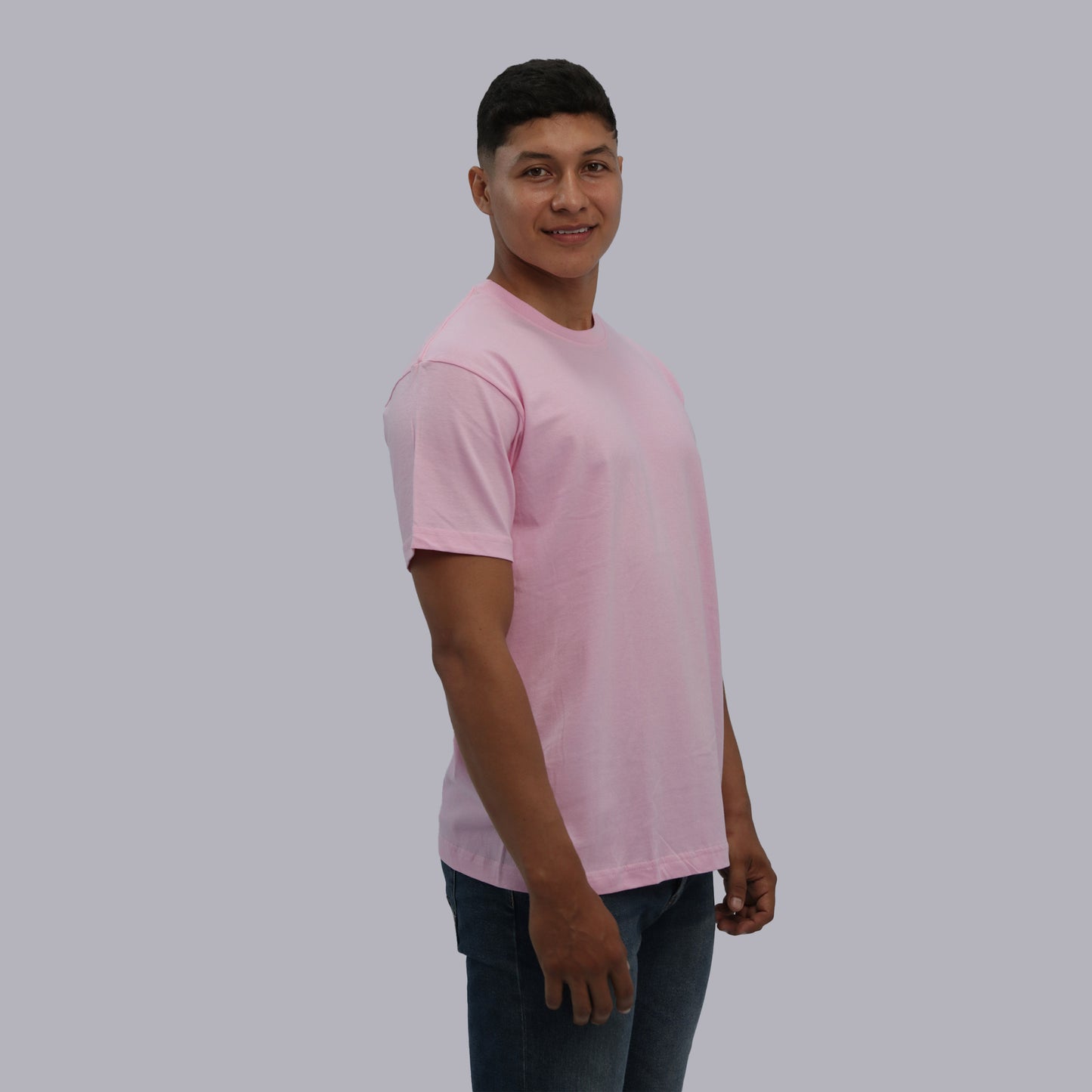 CAMISETA BASICA PREMIUM / ROSA PASTEL
