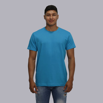 CAMISETA BASICA PREMIUM / TURQUEZA