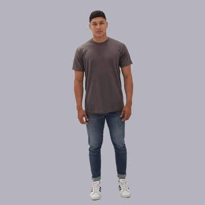 CAMISETA BASICA PREMIUM / GRIS OSCURO
