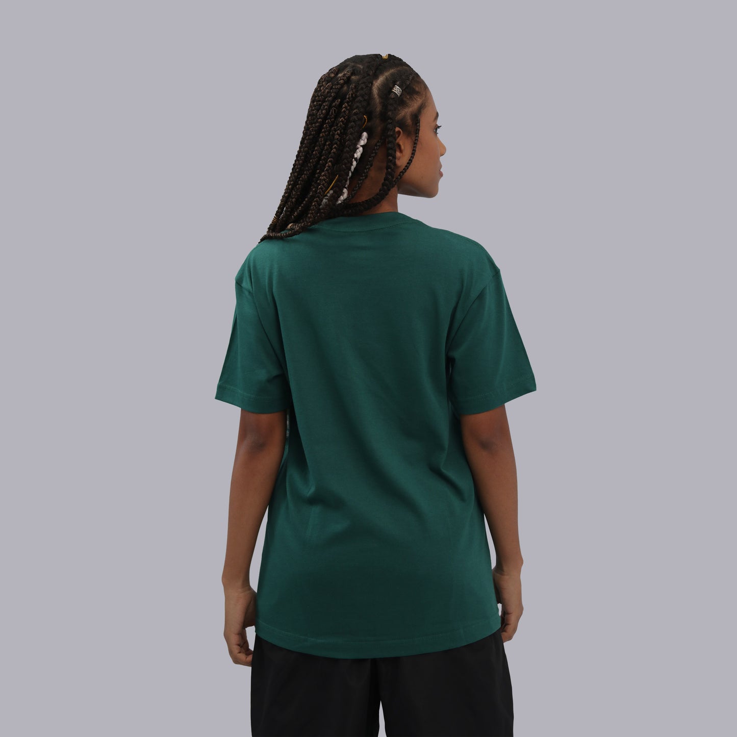 CAMISETA BASICA PREMIUM / VERDE BOTELLA