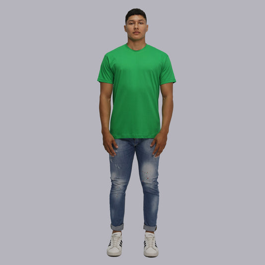 CAMISETA BASICA PREMIUM / VERDE CALI