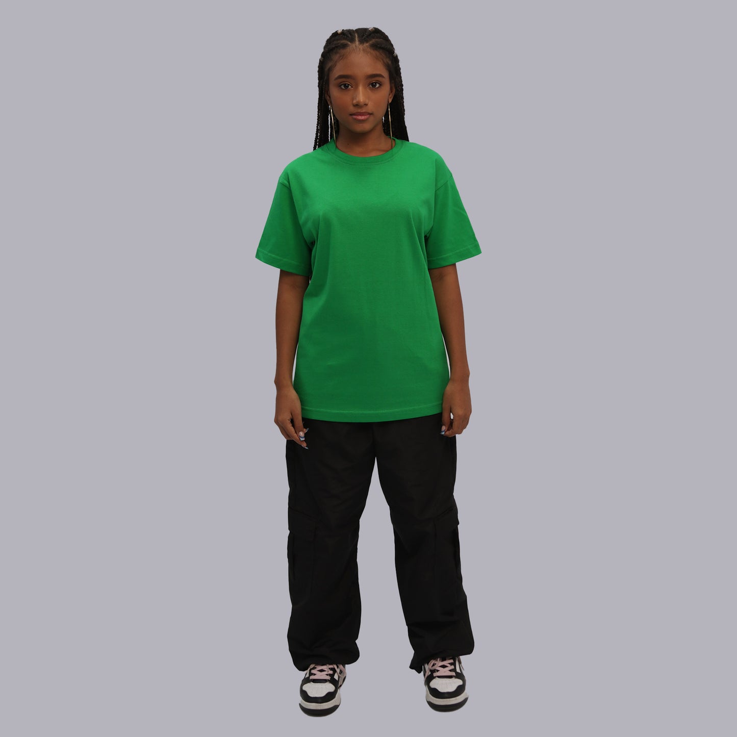 CAMISETA BASICA PREMIUM / VERDE CALI