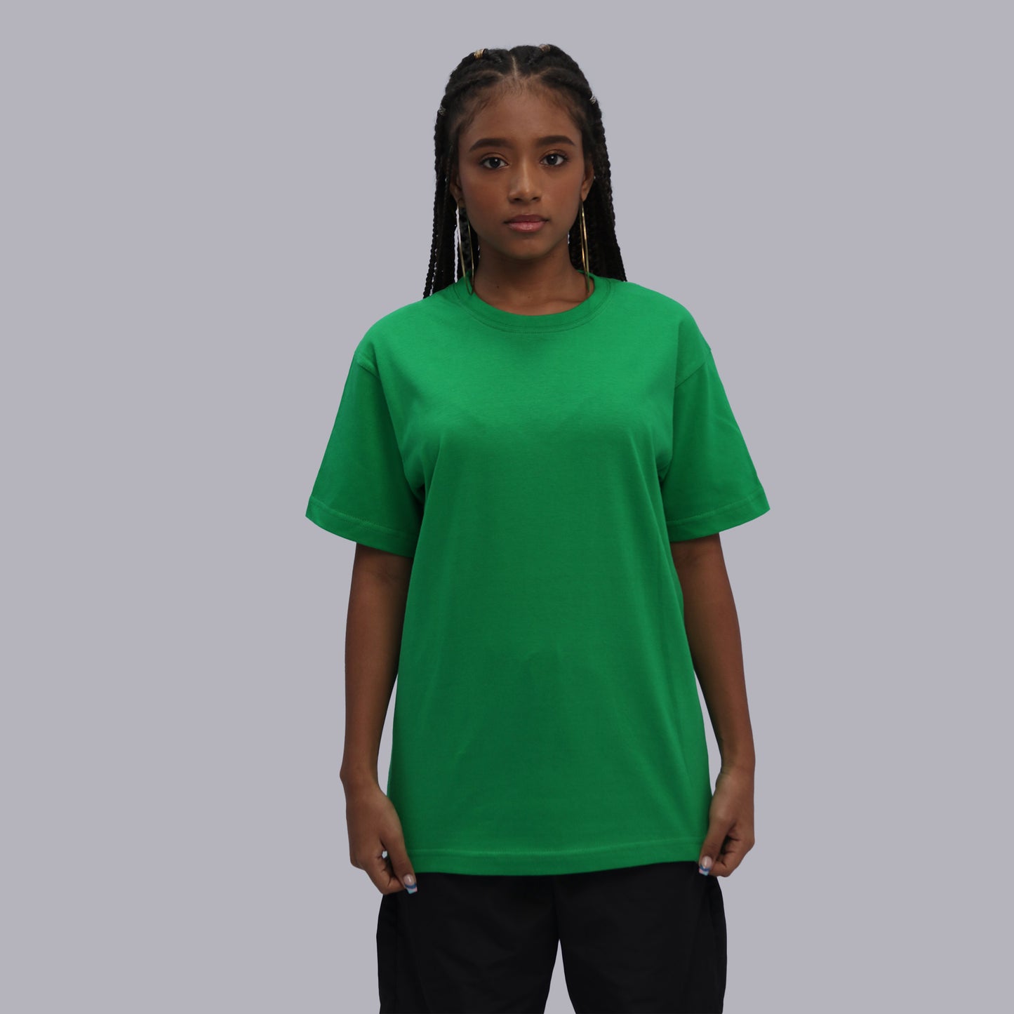 CAMISETA BASICA PREMIUM / VERDE CALI