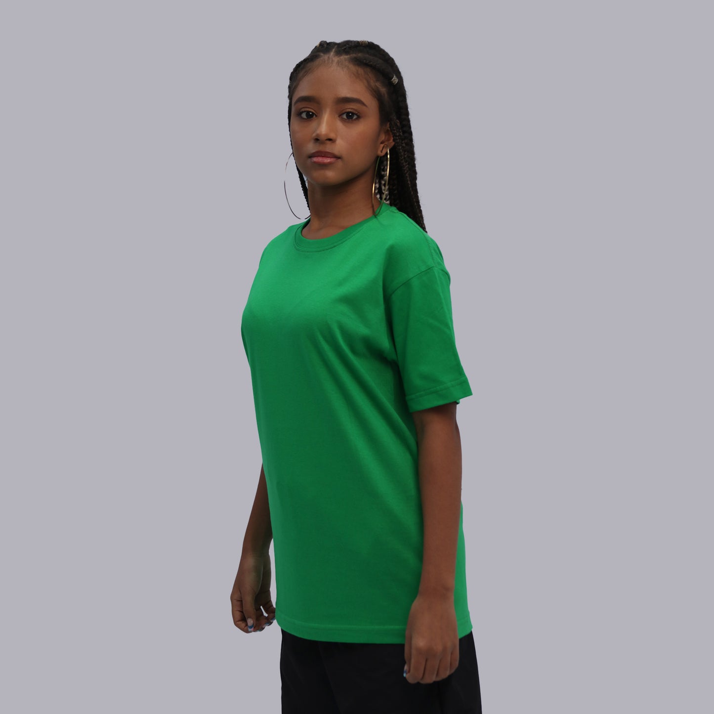 CAMISETA BASICA PREMIUM / VERDE CALI