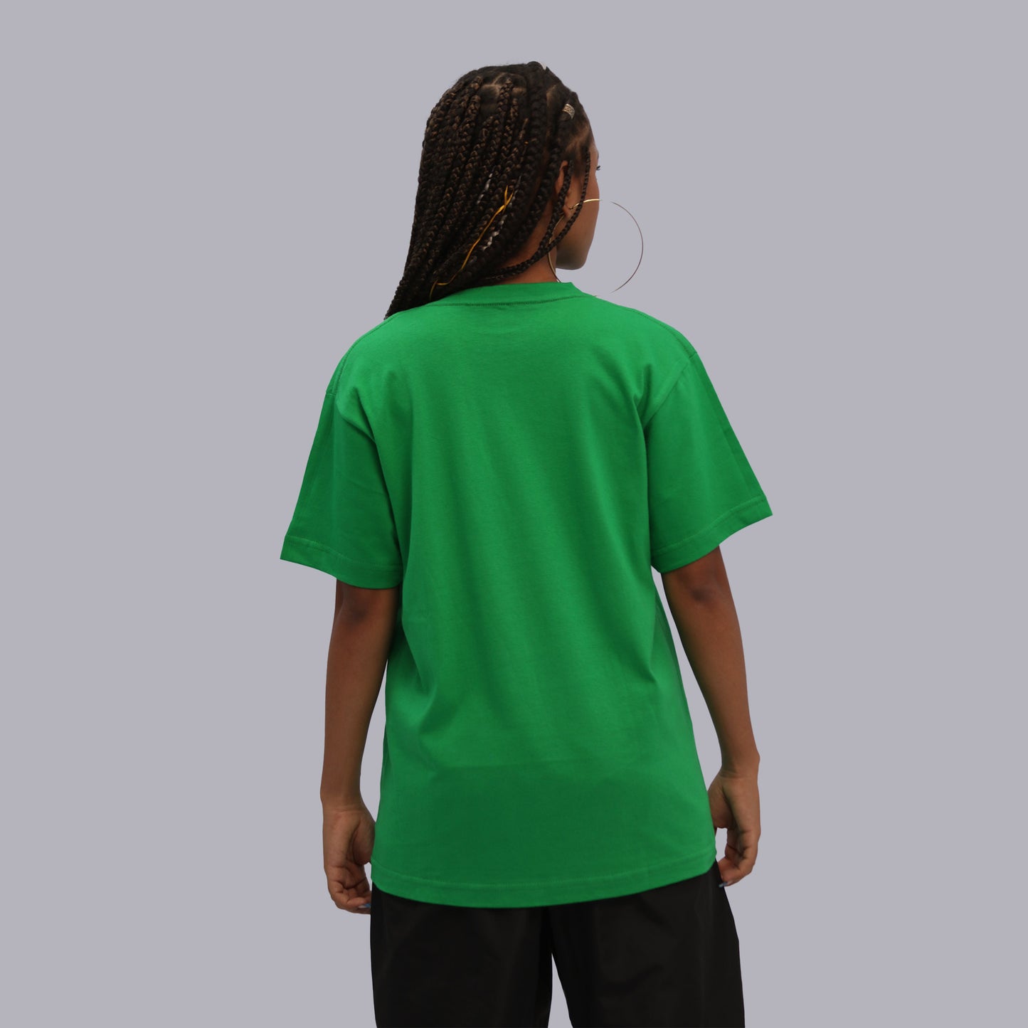 CAMISETA BASICA PREMIUM / VERDE CALI