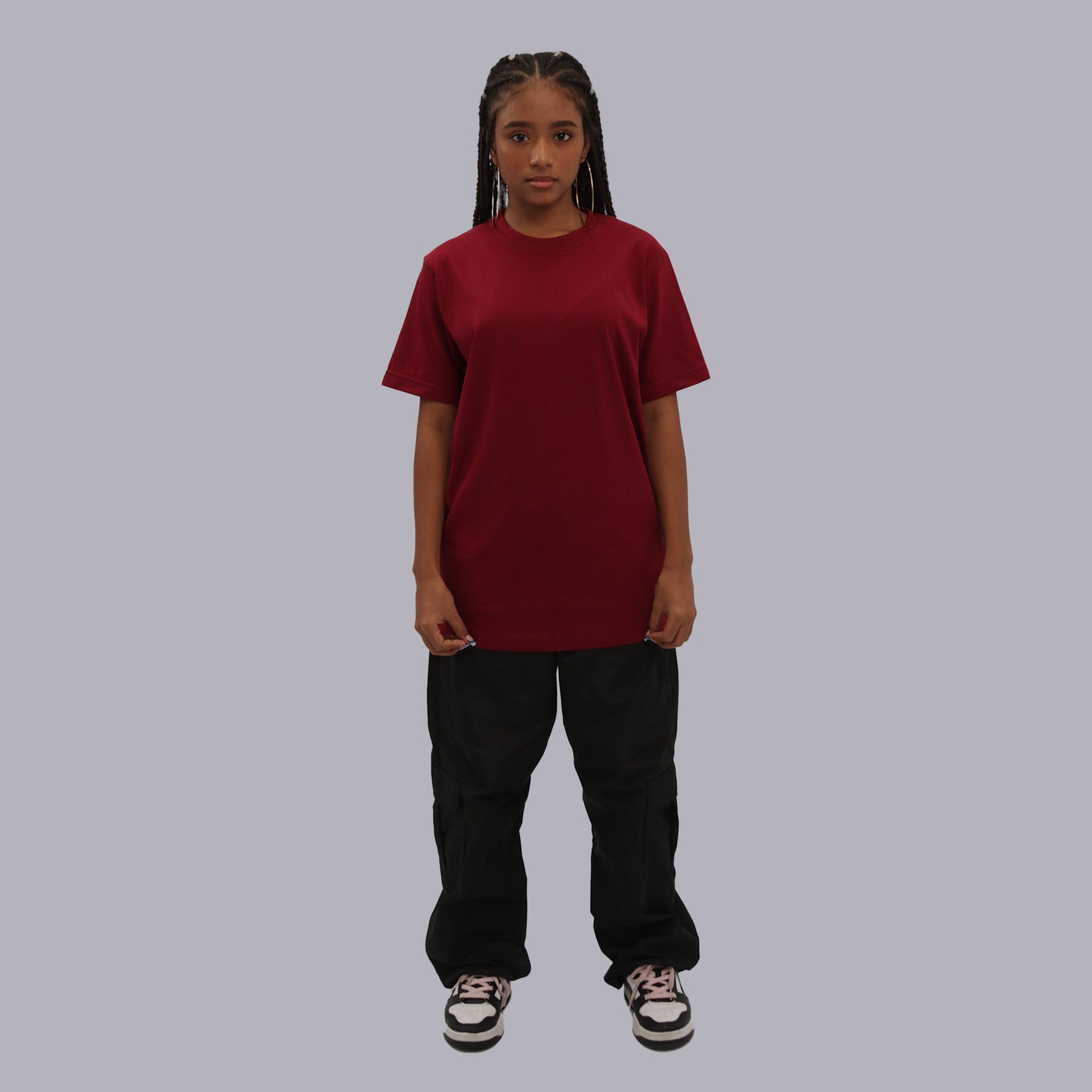 CAMISETA BASICA PREMIUM / VINOTINTO